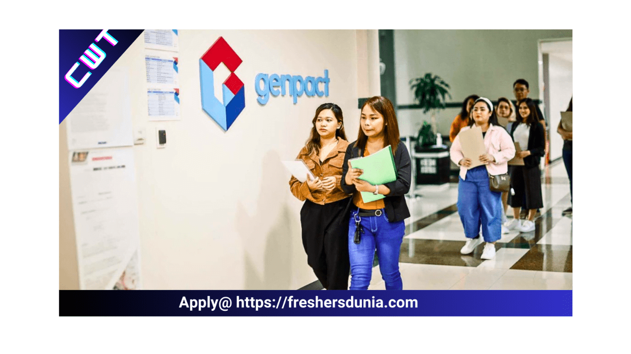 Genpact Freshers Recruitment