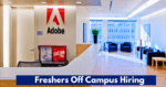 Adobe Off Campus Recruitment