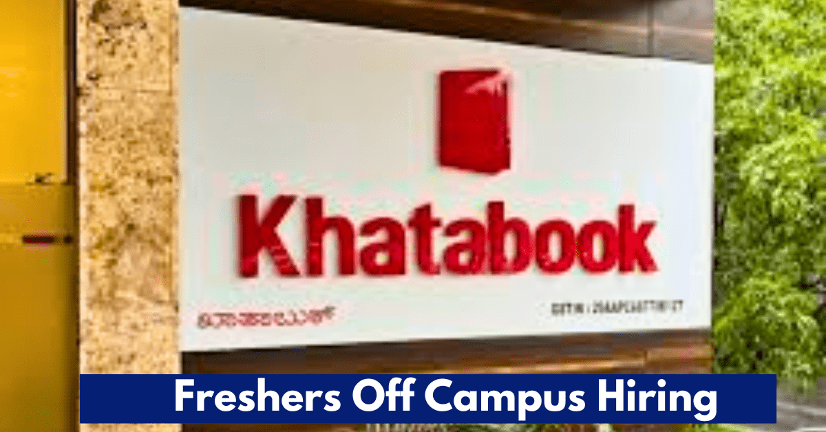 Khatabook Off campus Internship