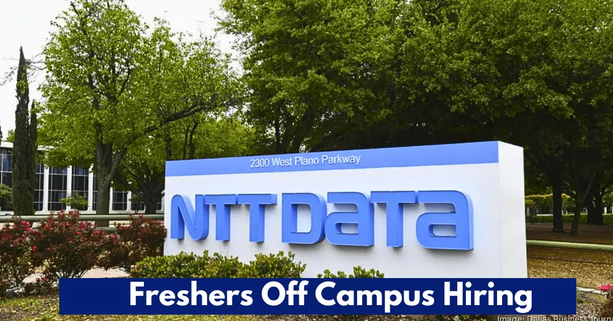 NTT Data Off Campus Internship