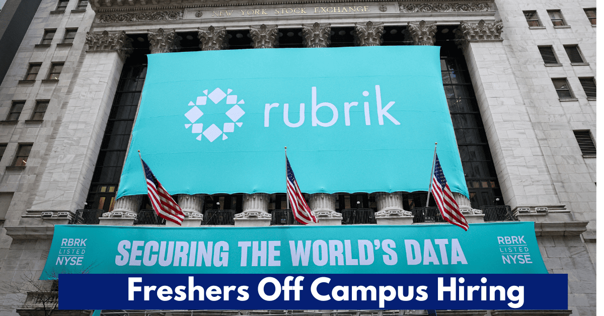 Rubrik Off Campus Internship