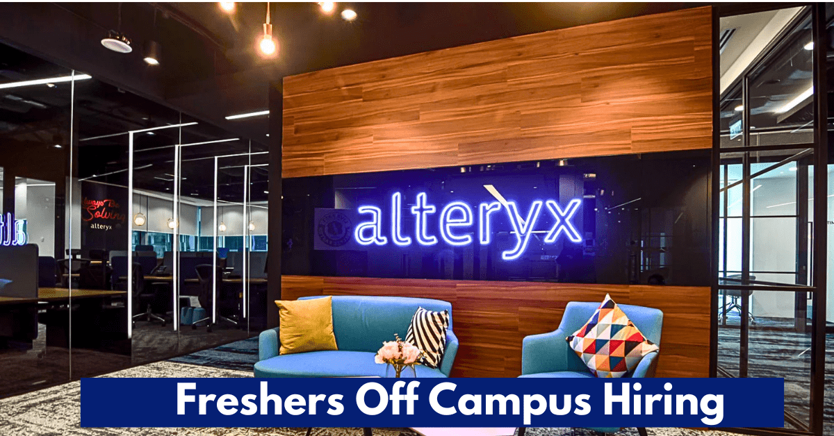   Alteryx Off Campus Recruitment