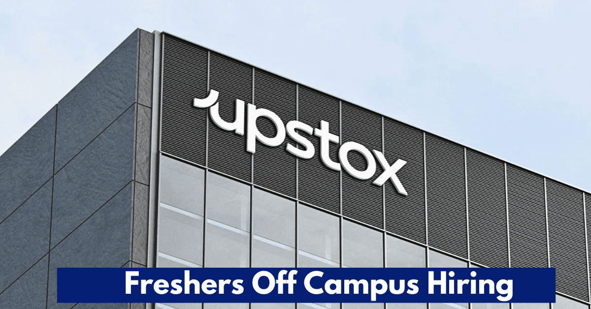 Upstox Off Campus