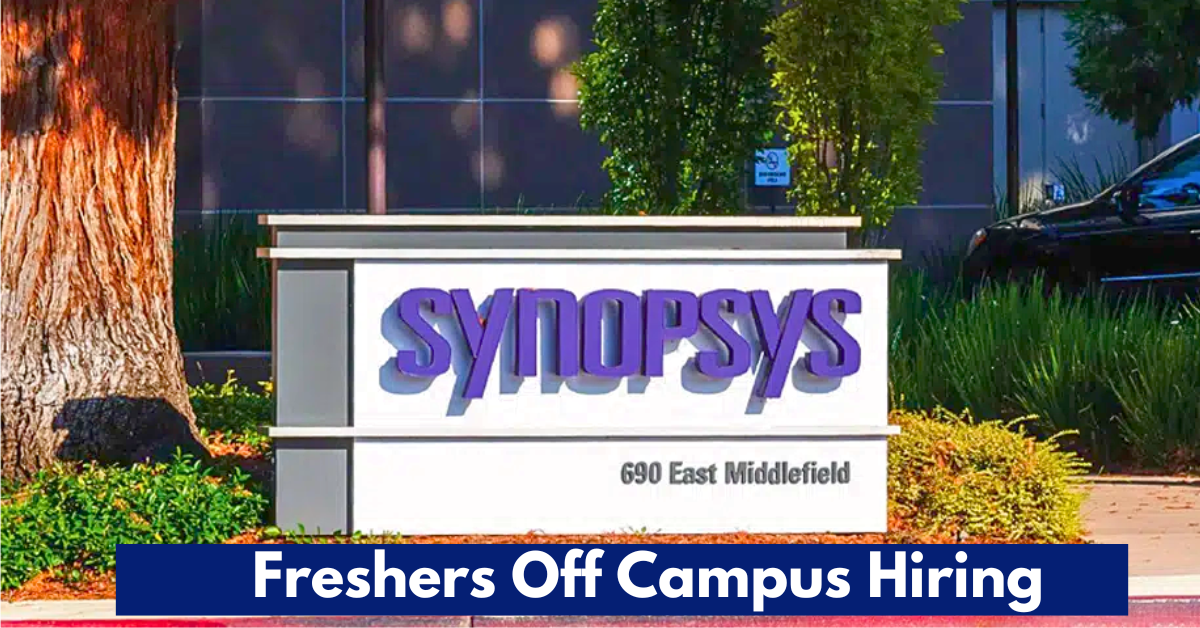 synopsys Off Campus Internship