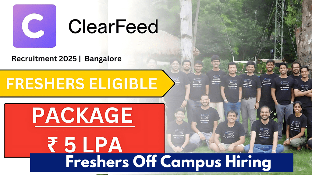 ClearFeed Internship Drive