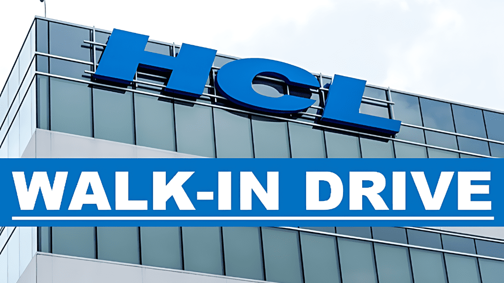 HCLTech Walk-in Drive