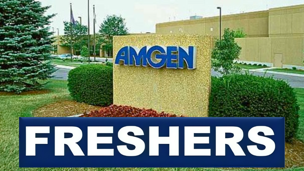 Amgen is hiring Fresher