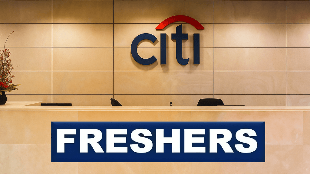 Citi Off Campus Drive 2025 Data Analyst | Urgent Apply Now  25 Citi Off Campus Drive 2025 is hiring freshers graduates