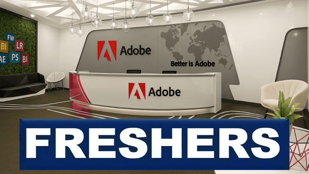 Adobe Internship 2026 | Multiple Roles – Freshers Apply Online 18 Adobe Off Campus 2025 Recruitment