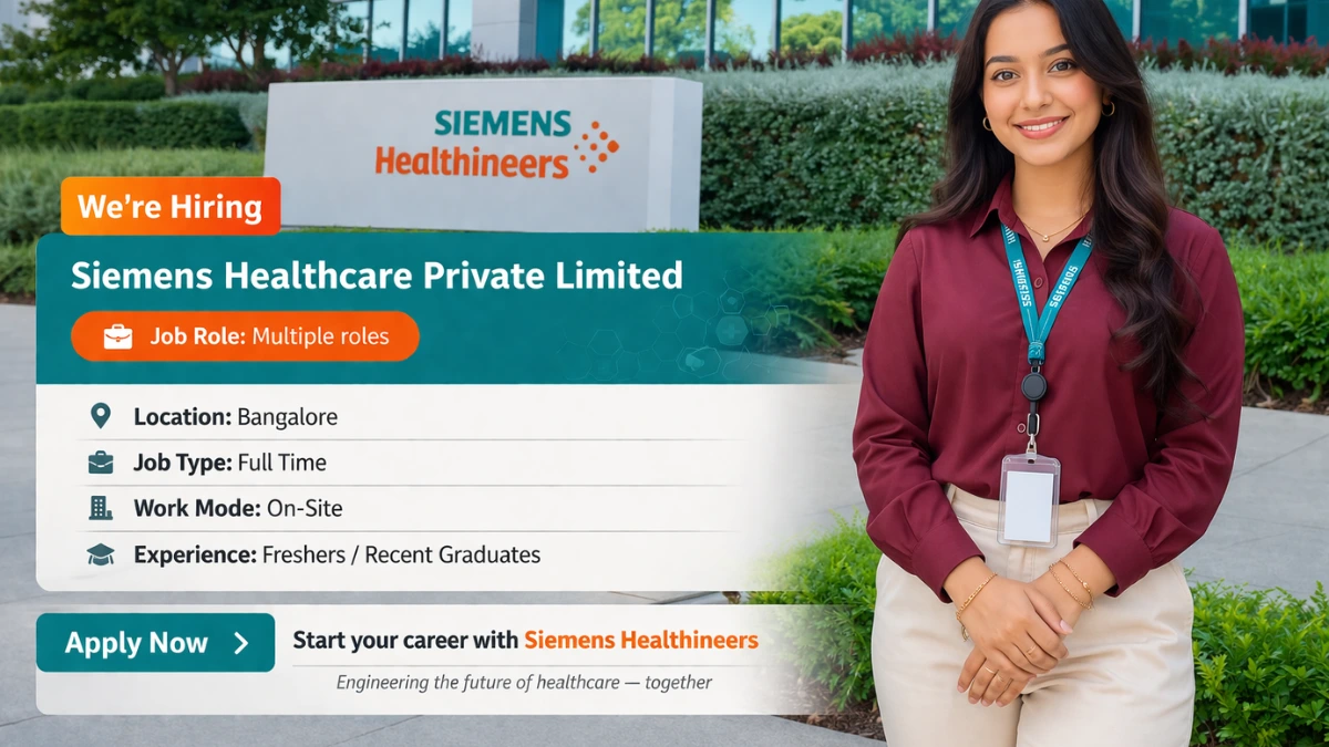 Siemens Healthcare Internship 2026 – Technical Intern | Bangalore | ₹4 – ₹6 LPA (Expected) 6 Siemens Healthcare Private Limited