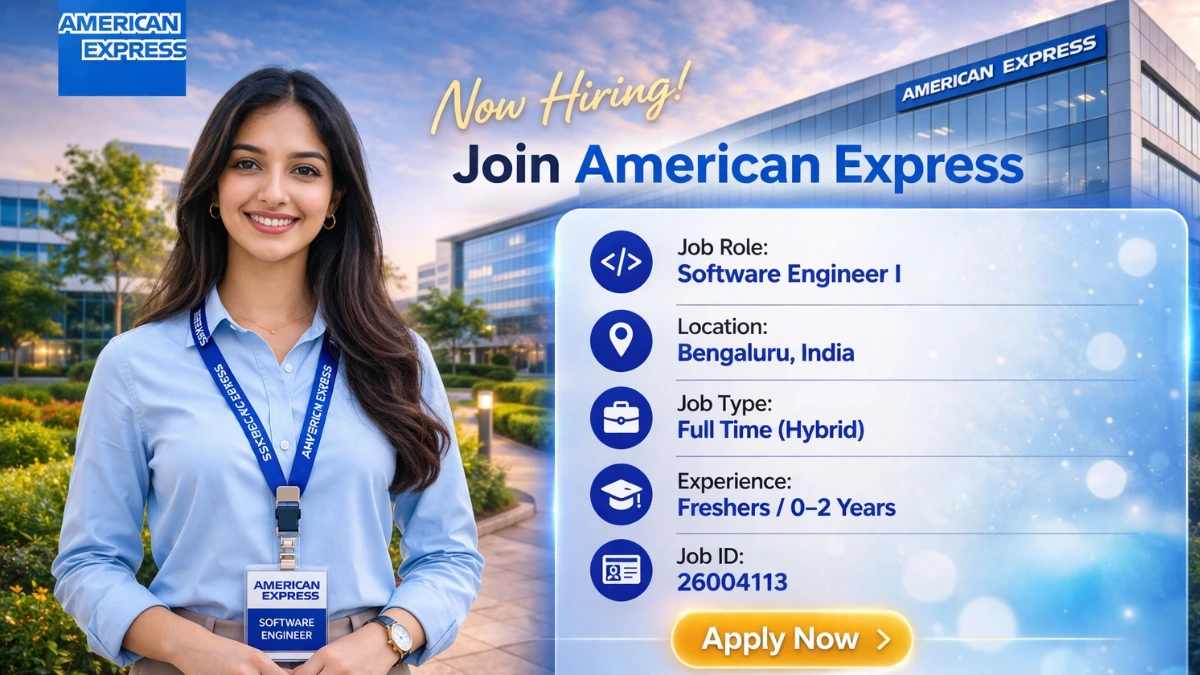 American Express Recruitment 2026 Hiring Software Engineer